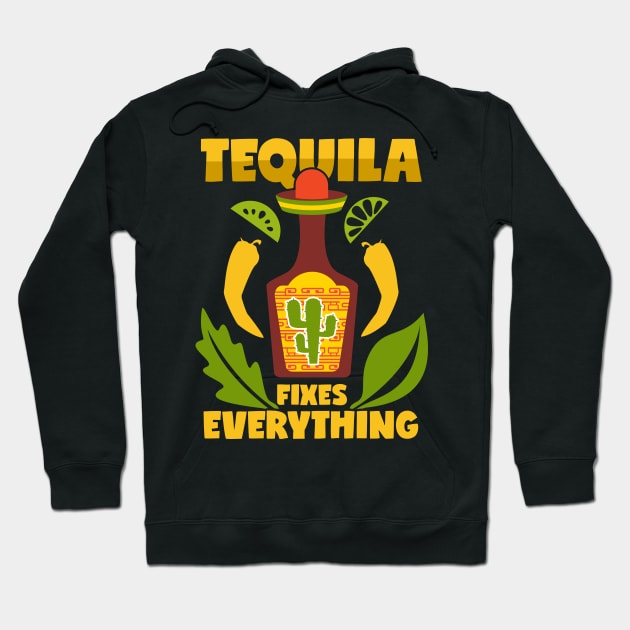 Tequila saying Mexico liquor Hoodie by voidea